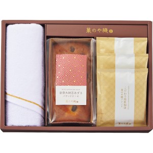 菓のや織 泉州タオル和菓子セット 〈651202〉 食品 洋菓子 焼き菓子 出産内祝い 内祝い お返し 喜ばれる贈り物