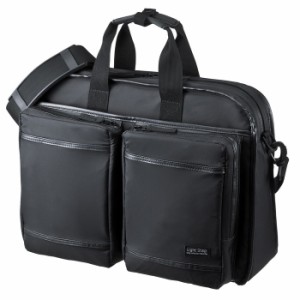 サンワサプライ BAG-LW10BK 超撥水・軽量PCバッグ(3WAYタイプ)