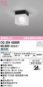 オーデリック OG254426NR エクステリアライト LEDランプ 昼白色 ODELIC