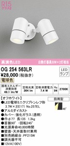 (送料無料) オーデリック OG254563LR エクステリアライト LEDランプ 電球色 ODELIC