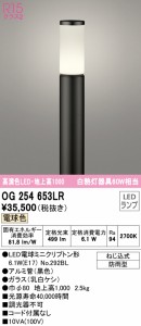 (送料無料) オーデリック OG254653LR エクステリアライト LEDランプ 電球色 ODELIC