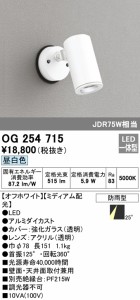 (送料無料) オーデリック OG254715 エクステリアライト LED一体型 昼白色 ODELIC