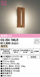 (送料無料) オーデリック OG254746LR エクステリアライト LEDランプ 電球色 ODELIC