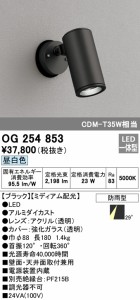 (送料無料) オーデリック OG254853 エクステリアライト LED一体型 昼白色 ODELIC