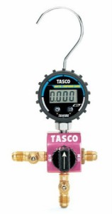 タスコ TASCO TA123DVG-1 ボールバルブ式デジタルシングルマニホールドキット