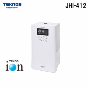 テクノス JHI-412 ハイブリット加湿器 4L ホワイト 乾燥対策 TEKNOS