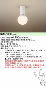 パナソニック NNN53800 LED電球シーリングライト ランプ別売 Panasonic