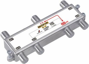 DXアンテナ 6DMS 6分配器 (2K・4K・8K対応)