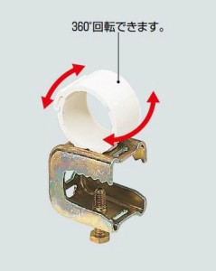 未来工業 SGKL-16F PF管クリップ (H・L形鋼用) 電気亜鉛めっき仕様(10個入)