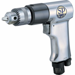 SP SP-1522 サイレンサー付エアードリル10mm  エアーツール ベッセル VESSEL