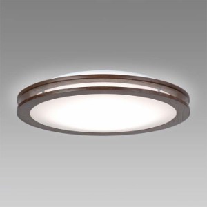 ホタルクス SLDC08728SG LEDシーリングライト(調色/調光) 〜8畳 木枠幅広アーバンオーク木枠(２段)・ダークオーク色