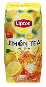 リプトン レモンティー 200ml [紅茶飲料 紙パック ドリンク 飲み物 常温保存]×24本