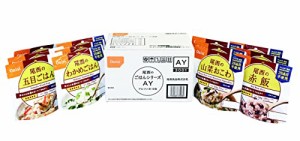 尾西食品 アルファ米 ごはんセット 和風4種×各3袋 (非常食・保存食)