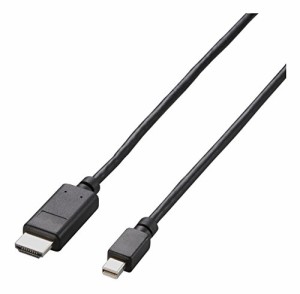 エレコム Mini DisplayPort (オス) - HDMI (オス) 変換ケーブル 1m ブラック AD-MDPHDMI10BK