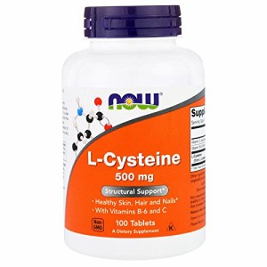 ナウフーズ L-システイン（NOW L-Cystein）500mg 100錠 [並行輸入品]