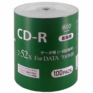 MAG-LAB CD-R CR80GP100_BULK (700MB/100枚/シュリンクecoパック/52倍速)