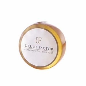 URUOI FACTOR 洗顔石鹸 毛穴ケア ニキビケア 無添加 濃密泡 100g (約1ヶ月分) (泡立てネット付き)