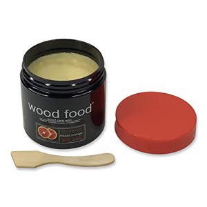 “Wood Food” 天然艶出し蜜蝋ワックス (ブラッドオレンジ， 180ML)