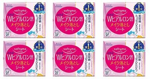 【まとめ買い】KOSE ソフティモ メイク落としシート (H) b (ヒアルロン酸) つめかえ 52枚入 (172mL)×6個