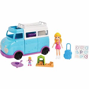 Polly Pocket アクティブ人形と車両セット