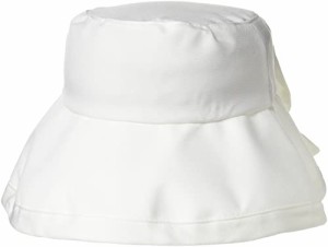 サンハーティネス香産 デニム調女優帽 ホワイト 頭周囲57~60cm UVカット 折り畳み DUV-02-4