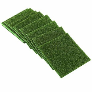 10枚セット 人工芝 芝生 人工芝マット リアル人工芝 芝生マット マイクロ景観 自然緑色 正方形 高密度 組み立て簡単 ミニチュア 装飾 通
