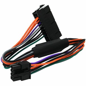 COMeap 24 pin to 8 pin ATX PSU Power Adapter Cable 回送線 互換 DELL Optiplex 302