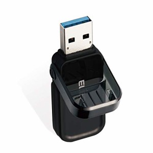 エレコム USBメモリ 64GB USB3.0 3.1 (Gen1) なくさないキャップ ブラック MF-FCU3064GBK