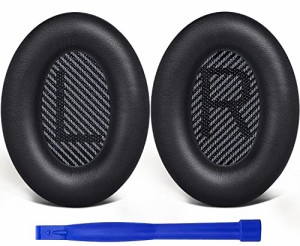 SoloWIT イヤーパッド イヤークッション 交換用 Bose QuietComfort 35 & 35ii(QC35 & QC35ii)に対応 ヘ