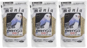 mania(マニア) プロショップ専用 セキセイインコ 1L×3袋