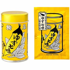 八幡屋礒五郎　ゆず七味　1缶・1袋セット