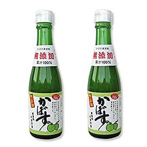 大分千歳村　無添加かぼす果100% 200ml×2本