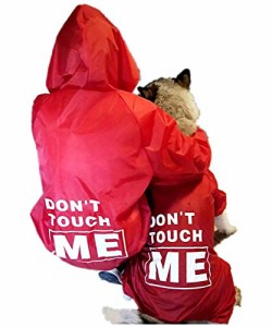 TOMOO 犬のレインコート カップル ペアルック 雨衣 ワンチャンと飼い主の親子お揃い服 ご主人様 ペット 小中大型犬服 ドッグRAINCOAT 黒