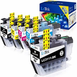 【LxTek】LC3111-4PK 互換インクカートリッジ ブラザー(Brother)用 LC3111 インク 4色セット+黒1本(合計5本) 大容量