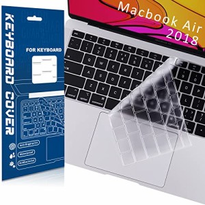 MacBook Air 2018 13インチ キーボードカバー 対応 MacBook Air 2018 A1932 防水防塵カバー 英語(US)配列
