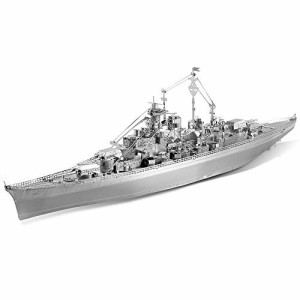 Piececool 3d立体パズル メタリックナノパズルビスマルク戦艦 パーツ数：207個 ナノパズル 3Dパズル 誕生日 クリスマス プレゼント 贈