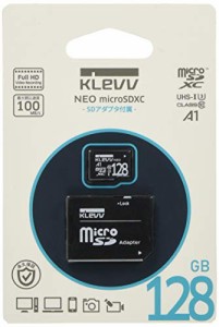 KLEVV microSDXC 128GB UHS-I U3 Class10 V10 A1 最大読込:100MB/s 最大書込:56MB/s K128