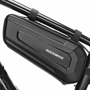 ROCKBROSフレームバッグ 自転車 バッグ トップチューブ 防水 大容量 1.5L/2.5L両側開き 仕切り収納 mtb ロードバイク用 三角バッ