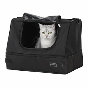 petsfit 猫トイレ 携行猫用トイレ 折りたたみ式 ポータブルトイレ 防水 持ち運び便利 旅行/車載/防災