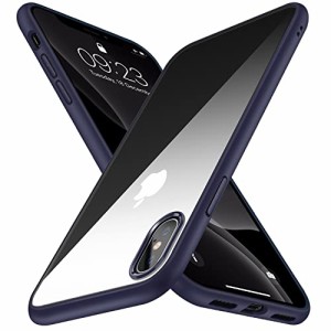 TENDLIN iPhone Xs Max 用ケース 背面クリア 薄型 軽量 黄変防止 ワイヤレス充電対応 アイホンXs Max 6.5 インチ カバ