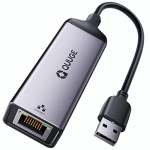 QUUGE 有線LANアダプター USB3.0 Switch対応 USB LAN変換アダプター 1Gbps高速通信 USB RJ45 変換 一発認識