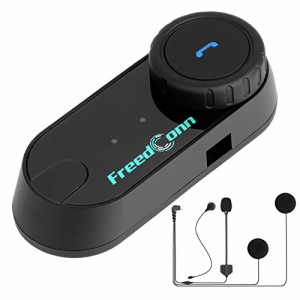 FreedConn バイク インカム Bluetooth5.0 いんかむ バイク用 TCOM-VB マルチデバイス接続 2人800M同時通話 2人音楽