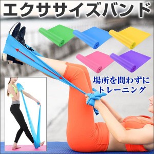 エクササイズバンド ヨガベルト ヨガバンド ストレッチ ゴムバンド トレーニング 補助器具 フィットネス