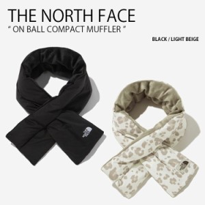 THE NORTH FACE ノースフェイス マフラー ON BALL COMPACT MUFFLER オンボール コンパクト マフラー フリース ヒョウ柄 ロゴ NA5IN52J/K