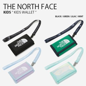 THE NORTH FACE ノースフェイス キッズ 財布 KIDS WALLET ウォレット 折りたたみ コインケース ベルクロ 子供用 NN2PP09R/S/T/U LPL