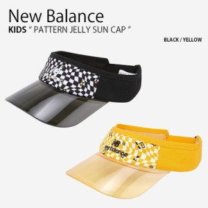 New Balance ニューバランス キッズ サンバイザー PATTERN JELLY SUN CAP パターン ジェリー サンキャップ 帽子 子供用 NK8BDS305U