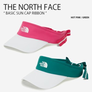 THE NORTH FACE ノースフェイス サンバイザー BASIC SUN CAP RIBBON サン キャップ リボン 帽子 ロゴ メンズ レディース NE3CP11D/E