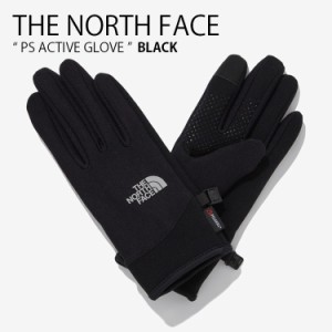 THE NORTH FACE ノースフェイス 手袋 PS ACTIVE GLOVE グローブ てぶくろ 手ぶくろ ロゴ ブラック メンズ レディース NJ3GP51A