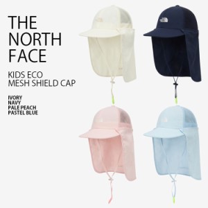 THE NORTH FACE ノースフェイス キッズ ベースボールキャップ KIDS ECO MESH SHIELD CAP キャップ 帽子 日よけ 子供用 NE3CQ02R/S/T/U