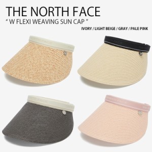 THE NORTH FACE ノースフェイス レディース サンバイザー W FLEXI WEAVING SUN CAP サン キャップ 帽子 つば広 キャップ NE3CQ10A/B/C/D